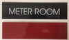SIGNS METER ROOM SIGN -
