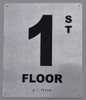 1ST Floor Sign -Tactile Signs Tactile