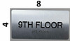 FLOOR NUMBER SIGNS