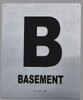 B Basement Sign