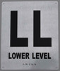 LL Lower Level Sign