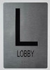 L LOBBY SIGN