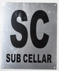 SC SUB Cellar Sign