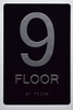 ADA FLOOR NUMBER SIGN