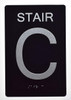 HOTEL DIRECTIONAL SIGN STAIR C