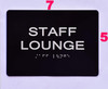 Compliance Sign-Staff Lounge