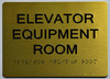 BUILDING MANAGEMENT SIGN- Elevator Equipment Room