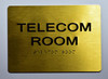 BUILDING MANAGEMENT SIGN- Telecom Room