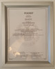 Food service establishment license Frame
