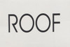 FLOOR NUMBER SIGN - ROOF SIGN