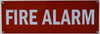 Fire Department Sign- FIRE Alarm