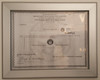 Business License Certificate Frame NV