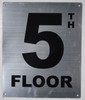 Fire Department Sign- 5th Floor