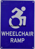 Sign Wheelchair RAMP