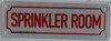 Sprinkler Room Sign