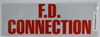 FIRE DEPARTMENT CONNECTION SIGNS