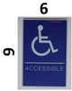 FD Sign ACCESSIBLE Sign- - BRAILLE PLASTIC ADA
