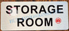 STORAGE ROOM SIGN