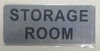 STORAGE ROOM SIGN