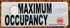 MAXIMUM OCCUPANCY SIGN