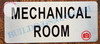 MECHANICAL ROOM SIGN