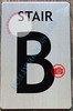 STAIR B SIGN
