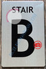 STAIR B SIGN