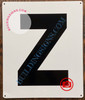LETTER Z SIGN