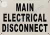 Main Electrical Disconnect Sign