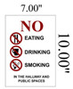 NO SMOKING SIGNS