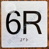HOTEL ADA APARTMENT NUMBER 6R SIGN