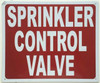 Standpipe Control Valve Signage