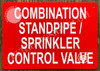 Sign Combination Standpipe/Sprinkler Control Valve
