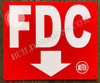 Sign FDC  -FDC Arrow Down