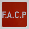 Signage F.A.C.P - FIRE Alarm Control Panel