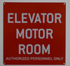 HPD  Elevator Motor Room