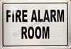 FIRE Alarm Room Sign