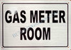 Gas Meter Room Sign