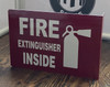FIRE Extinguisher Inside Projection -FIRE Extinguisher Inside   Aluminium, Singange