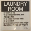 LAUNDRY ROOM SIGNS