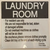 LAUNDRY ROOM SIGNS