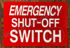 Signage Emergency Shut-Off Switch