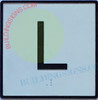 Elevator Floor Number L Sign- Elevator JAMB Plate Floor Lobby Sign