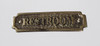 SIGN Brass Restroom Sign-Brass Door
