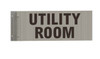 Utility Room SIGNAGE-Two-Sided/Double Sided Projecting, Corridor and Hallway SIGNAGE