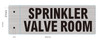 Sprinkler Valve Room-Two-Sided/Double Sided Projecting, Corridor and Hallway