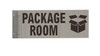 Package Room Sign-Two-Sided/Double Sided Projecting, Corridor and Hallway SIGNAGE
