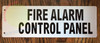 FIRE Alarm Control Panel Sign -FACP Sign -Two-Sided/Double Sided Projecting, Corridor and Hallway Sign