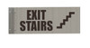 EXIT Stairs Sign-Two-Sided/Double Sided Projecting, Corridor and Hallway SIGNAGE