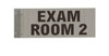 EXAM Room 2 SIGNAGE-Two-Sided/Double Sided Projecting, Corridor and Hallway SIGNAGE